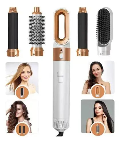 Accessoires brosse chauffante sèche cheveux 5 en 1 idées de coiffures